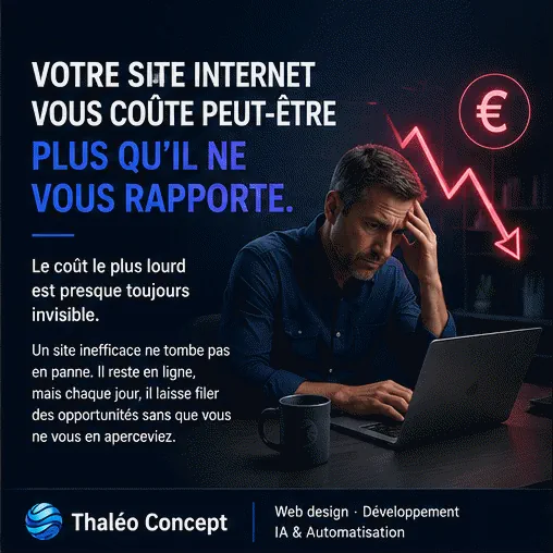 Le vrai coût d'un mauvais site internet