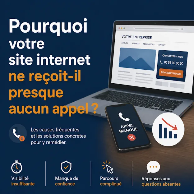 Pourquoi votre site internet ne reçoit-il presque aucun appel ?