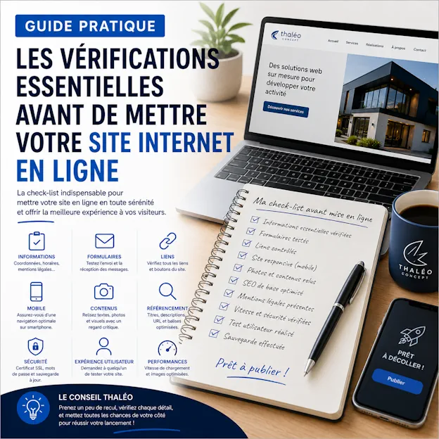 Guide pratique : les vérifications essentielles avant de mettre un site internet en ligne