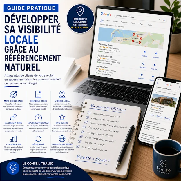 Guide pratique : développer sa visibilité locale grâce au référencement naturel