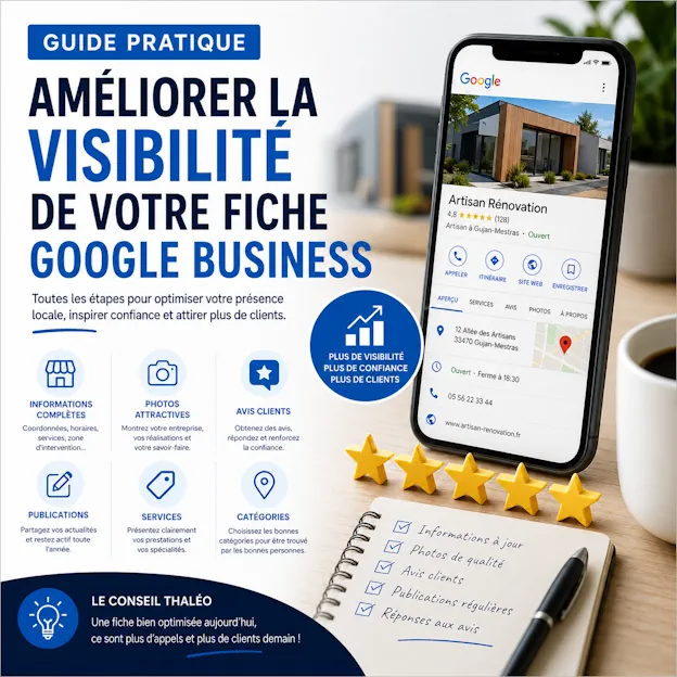Guide pratique : améliorer la visibilité de votre fiche Google Business